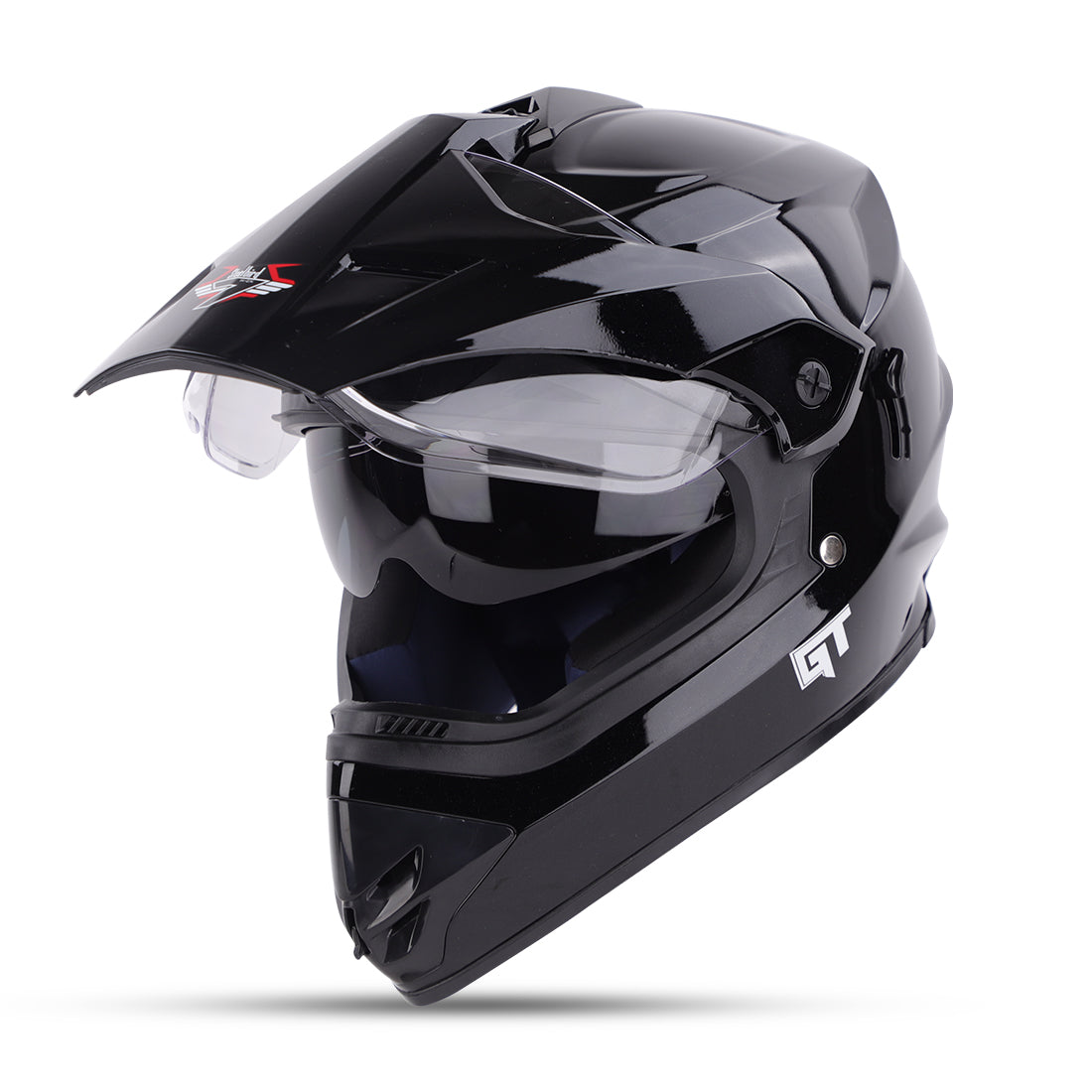 White helmet best sale with black visor