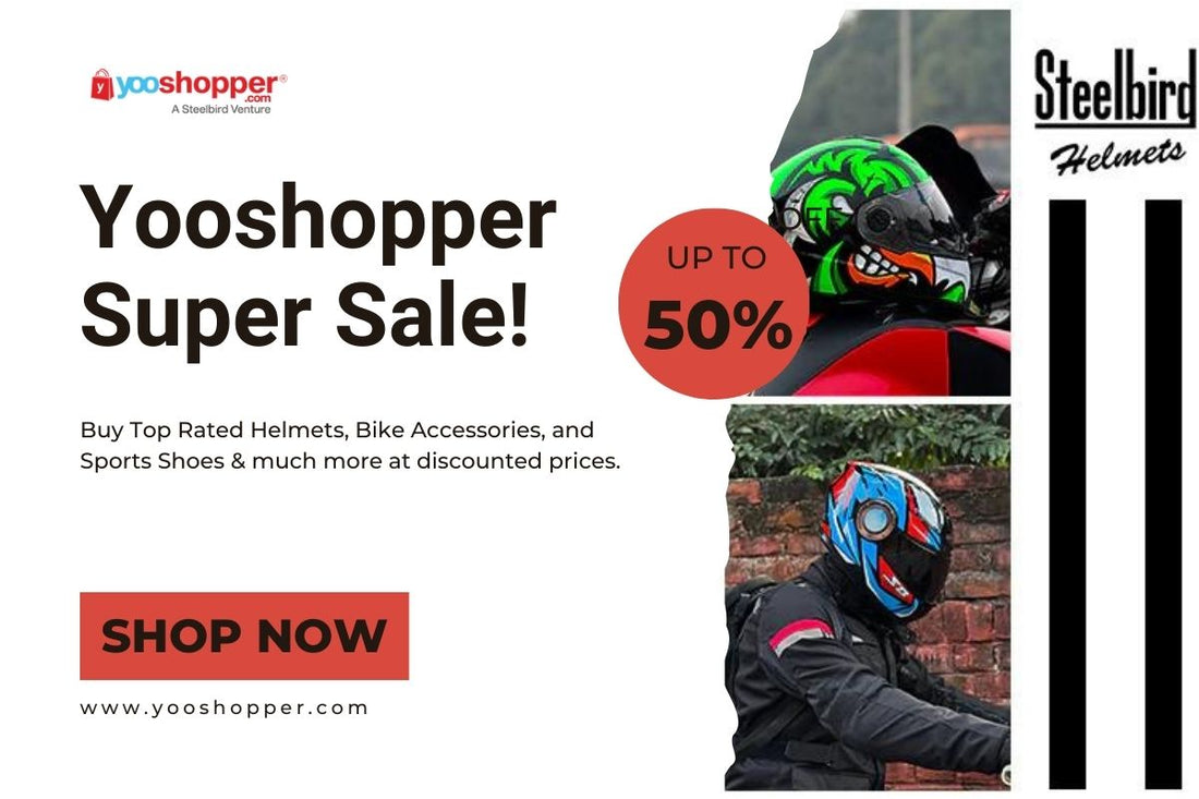 Yooshopper Super Sale: Up to 50% Off on Helmets, Bike Accessories, and More!