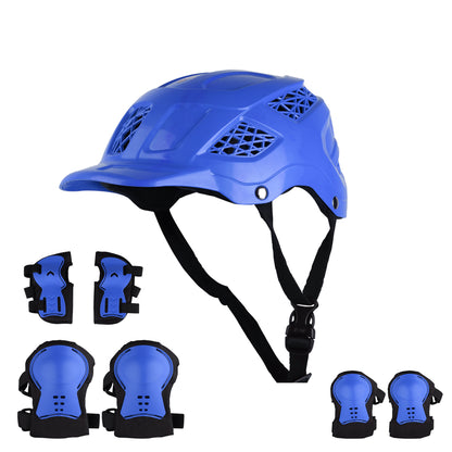 Koko Dragon Kids Skating & Cycling Helmet | Protective Gear for Boys & Girls (Dark Blue)