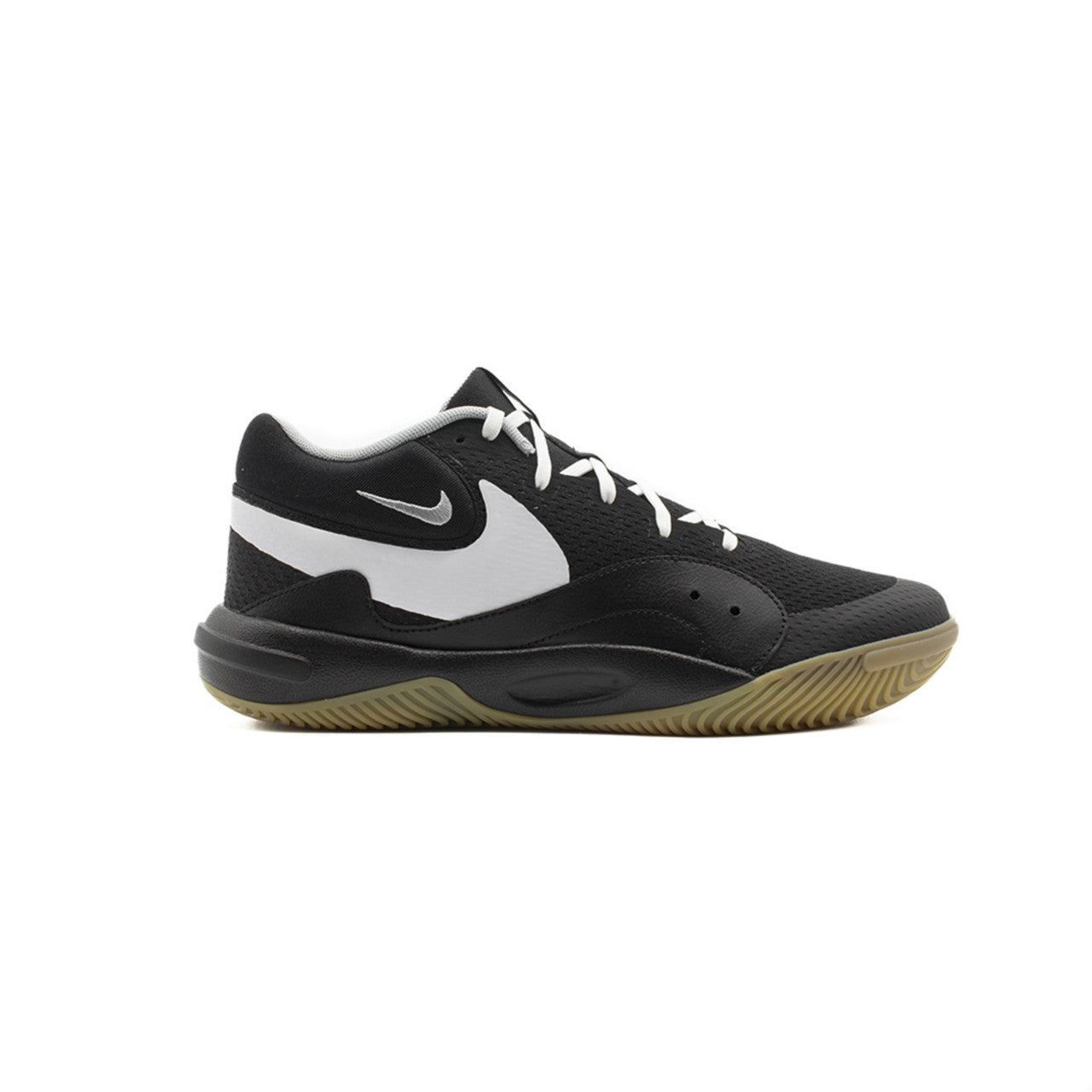 Nike Hyperquick Men/Women Sports Shoes (Black/Flat Silver/White)