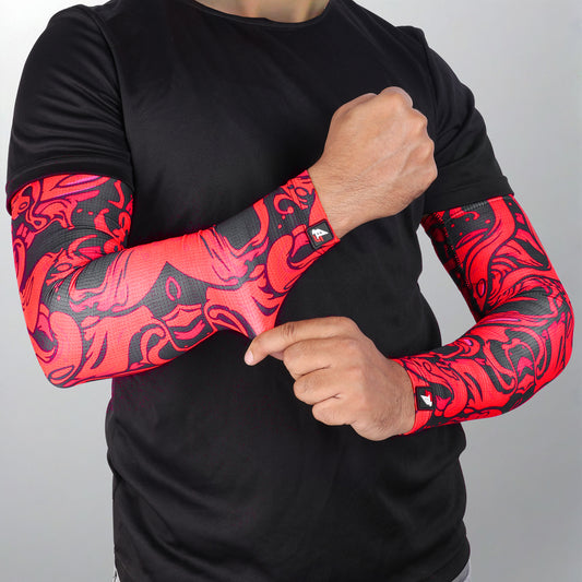 Steelbird Jispa 1.0 Sleeves-Red