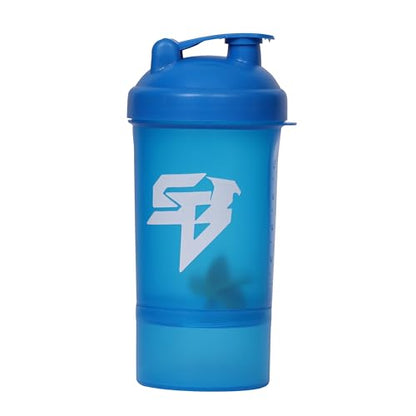 Steelbird Smart 500: High-Performance Gym Protein Shaker Bottle - Boost Your Workout! (Blue)