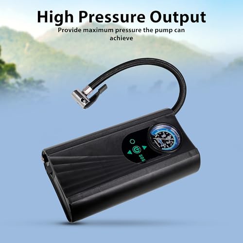 Steelbird High-Pressure Tyre Inflator, 150PSI Portable Air Compressor for Cars, Bikes, Motorcycles, Sports Equipment, and Inflatables