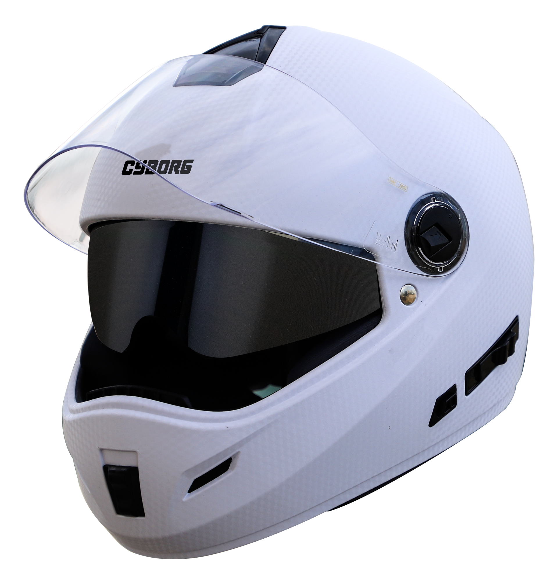 Steelbird double 2024 visor helmet