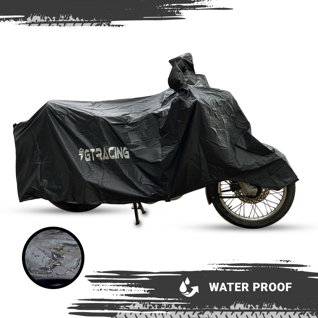 Steelbird 100% Waterproof Bike Cover GT Racing UV Protection Water